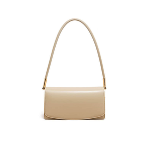 Bolso de moda color camel, de cuero genuino, estilo vintage, bandolera, bolso cruzado, clásico, informal, para mujer. - Product Image 1