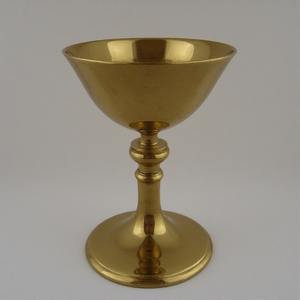 Copa de vino de iglesia de pátina plateada única con tallo adornado artesanal hecho a mano detalle diseñado para uso religioso ceremonial - Product Image 6