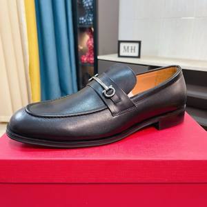 Chaussures habillées décontractées pour hommes en cuir véritable faites à la main, toutes saisons, antidérapantes, printemps, été, automne, hiver - Product Image 2
