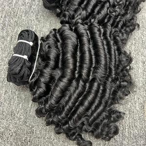 ผมต่อแบบลอนคลื่นลึกสไตล์กัมพูชาสำหรับผู้หญิงผิวดำผมตรง - Product Image 3