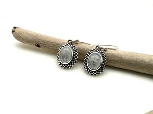 Pierre de lune bijoux en pierres précieuses pour femmes argent Boho Style boucles d'oreilles bijoux 925 argent Sterling tendance boucles d'oreilles faites à la main cadeau pour - Product Image 3