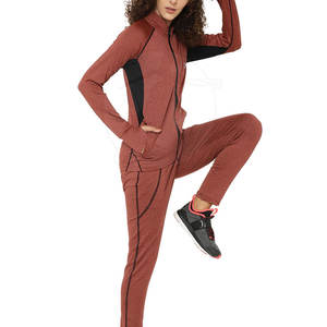 Ensemble de survêtement 2 pièces pour femme, Design de votre propre femme, survêtement en coton et Polyester - Product Image 5