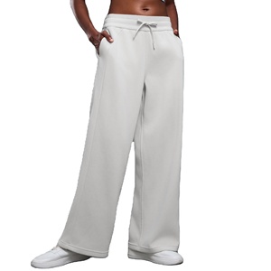 Women's Streetwear Fleece Sweatpants <b>Jogger</b> Set High-Waist Flared <b>Joggers</b> with <b>Polyester</b>/Cotton Material Loose Fit Full-Length - Product Image 4