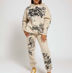 Sweat à capuche mode pierre pull direct industrie pull sweat à capuche dames surdimensionné graphique pierre sweats à capuche - Product Image 1