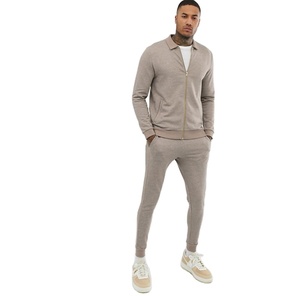 Nouveau Style Logo personnalisé coton vierge évasé hommes survêtements de course jogging costumes Streetwear survêtements Offre Spéciale produit - Product Image 1