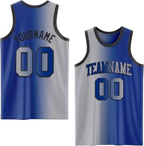 Ensemble de maillots de basket-ball réversibles de haute qualité pour hommes, imprimés sur mesure, vêtements de sport respirants, conception d'équipe propre - Product Image 5