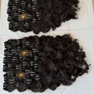 Extensions de cheveux vierges cambodgiens, lots de cheveux à cuticules alignées, cheveux humains raides bruts de temple indien - Product Image 1