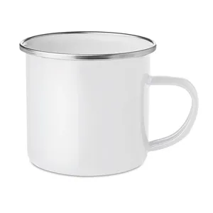Taza Vintage Plateada para Sublimación Personalizada, para Merchandising y Artículos Promocionales - Product Image 1