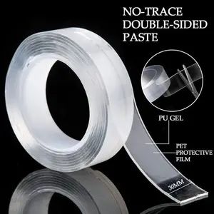 Original Factory Nano Tape Wholesalers Double Sided Tape Transparent NoTrace Reusable Waterproof Adhesive Tape