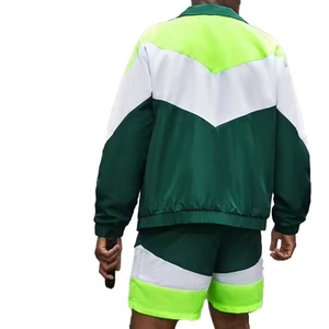 Chaqueta Cortavientos de Nailon con Logotipo Personalizado, Unisex, de Secado Rápido, Transpirable, con Cremallera Corta, Conjunto Informal para Entrenamiento, Trotar, Correr, para Adultos - Product Image 6