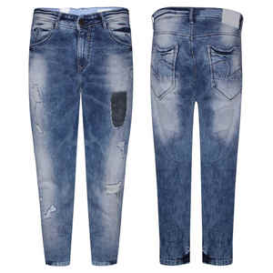 Pantalones Vaqueros de Mezclilla de Diseño Personalizado, Pantalones Desgastados, Nueva Moda, Hechos a Medida, Talla Grande, Color Sólido, Pantalones Vaqueros de Mezclilla para Hombre - Product Image 6