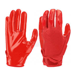 Guantes de fútbol americano ecológicos y ligeros de la mejor calidad con color y logotipo personalizados Diseño único y personalizado - Product Image 1