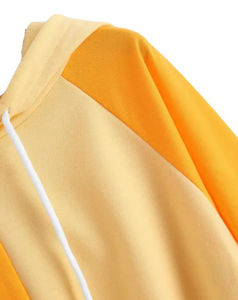 Conjunto de pantalones cortos y Sudadera con capucha gris oscuro para mujer, ropa informal de dos piezas con Jersey recortado y cintura elástica - Product Image 3