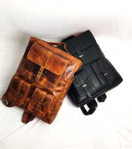 Vente en gros de sacs à dos de haute qualité en cuir de vachette véritable grande capacité facile à transporter pour ordinateur portable scolaire sacs pour hommes - Product Image 3