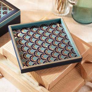 Bandeja de madera MDF de primera calidad con impresión Bandeja ligera y elegante para la decoración de la cocina del hogar Bandeja impresa de madera ecológica al costo más bajo - Product Image 1