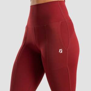 Momentum Red <b>Flared</b> Pants Stylish Yoga <b>Leggings</b> - Product Image 5