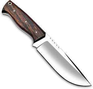 Venta al por mayor cuchillo al aire libre con mango de madera cuchillo de hoja fija para Bushcraft supervivencia caza y cuchillo táctico en el bosque - Product Image 5