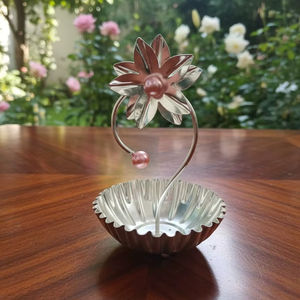 เตาเผาบخورสแตนเลสคุณภาพสูงสุด ขนาดสั่งทำพิเศษ พร้อมขาตั้งลายใบไม้ สำหรับขาย - Product Image 2