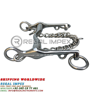 Embouchures pour chevaux anglaises, embouchure Weymouth en acier inoxydable, embouchure moyenne améliorée, vente en gros, fournisseur pour équitation et maréchal-ferrant - Product Image 3