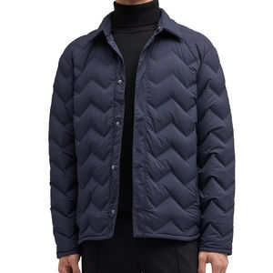 Blouson polaire 2026 de haute qualité, coupe oversize, prix usine, avec fermeture éclair classique aux épaules, col montant, pour homme, logo personnalisé, hiver, respirant, épais - Product Image 2