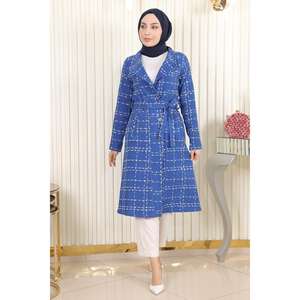 Abrigo de Lana para Mujer con Detalle de Botones, Relleno de Plumón de 150g-200g, Suave y Elegante, Estilo Diario - Product Image 6