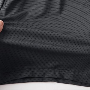 Short de gymnastique pour homme 100% coton Short athlétique en maille solide Léger Respirant Séchage rapide Musculation Entraînement Élastique - Product Image 5