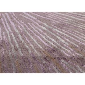 Alfombra Caliedo Rosa y Morado, Hecha a Mano con Lana y Viscosa, Diseño Abstracto, Forma Rectangular, para Hogar y Pasillo, Tamaño 9x12, para Adolescentes - Product Image 3