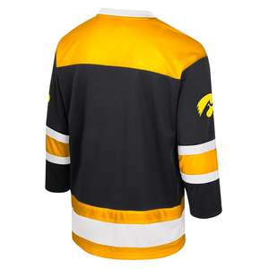 Logo personnalisé OEM Maillot de hockey sur glace BSCI vêtements de sport en polyester pour le hockey Uniformes de hockey sur glace sublimés - Product Image 2