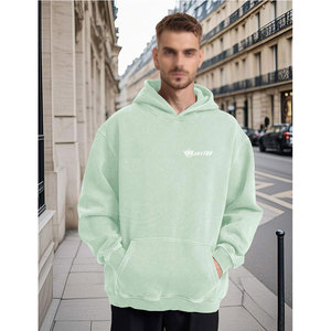 เสื้อมีฮู้ดเปิดไหล่สำหรับผู้ชายเสื้อผ้าแฟชั่นสตรีทโอเวอร์ไซส์ - Product Image 3