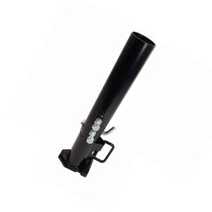 25K Lbs 8 \ "Ajustement Tube Rond Col De Cygne 2-5/16 \" Coupleur De Boule D'attelage De Remorque Nouvel État Avec Serrure D'attelage - Product Image 3