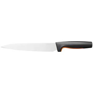 Cuchillo de Cocina Multiusos de Acero Inoxidable con Hoja de 23 cm, Diseño Funcional en Negro, Naranja y Cromo-1057539 - Product Image 1