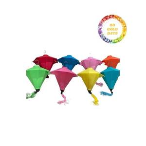 Auténtica linterna colgante Hoi An hecha a mano en forma redonda clásica con tela de seda brillante y marco de bambú duradero - Product Image 6