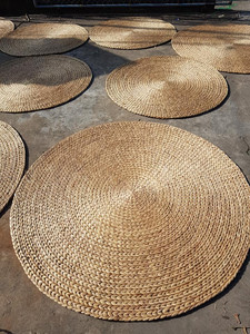 Alfombra de algas marinas naturales para sala de estar, alfombra redonda hecha a mano para suelo, alfombra duradera ecológica para dormitorio, oficina e Interior de Hotel - Product Image 4