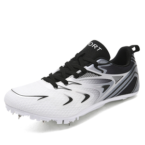 Zapatillas de <span class=keywords><strong>Atletismo</strong></span> Profesionales Unisex Ligeras y Duraderas con Tacos para Pista y Campo, Suela de TPU y Parte Superior de Malla Transpirable - Product Image 1