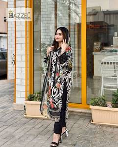 Collection élégante en gros Dupatta en coton pakistanais pour les costumes de fête dignes du catalogue - Product Image 1