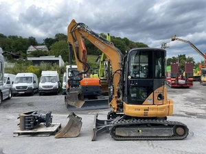 Mini-excavatrice CASE CX39B S2 2019 de 3,9 tonnes avec grappin et 3 godets, excavatrice hydraulique compacte à vendre - Product Image 4