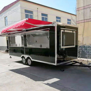 Compacte foodtruck-indeling voor maximale efficiëntie bij het bereiden van dranken, desserts en snacks - Product Image 1
