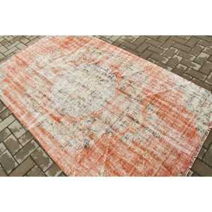 Tapis de 4,4 x 7,5 pieds, tapis turc vintage, tapis persan rouge - Product Image 4