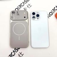Coque de téléphone style luxe discret pour iPhone 17 Series, finition mate douce au toucher, protection de l'appareil photo, aspect premium, OEM