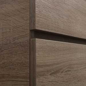 Mobile Bagno Sospeso a Due Pezzi da 90 cm in Rovere Naturale di Shanghai, Elegante Set Bagno Italiano - Product Image 6