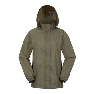 Nueva llegada de encargo de las mujeres lluvia con capucha chaqueta impermeable chaquetas largas impermeables chaqueta de lluvia personalizada para los hombres - Product Image 6