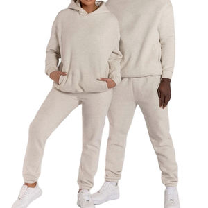 Ensemble de survêtement athlétique à capuche pour homme, hiver, vente en gros, logo personnalisé, haute qualité, survêtement décontracté pour l'entraînement, fabricant OEM - Product Image 4