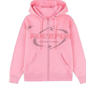 เสื้อมีฮู้ดสำหรับผู้หญิงสินค้ามาใหม่สีไม่ซ้ำใครดีไซน์แบบมีซิปรูด - Product Image 1