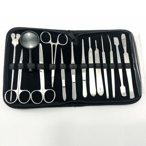 Kit de Disección de Laboratorio Avanzado 2026, Herramientas de Disección de Acero para Estudiantes, ODM OEM, Anatomía, Biología - COLOR NEGRO - Product Image 4