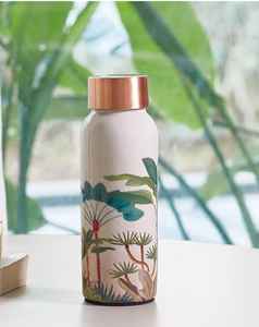 Bouteille en cuivre poli brillant pour la maison, la cuisine, l'hôtel et le restaurant, stockage d'eau chaude, boissons, bouteille d'eau en cuivre simple - Product Image 4