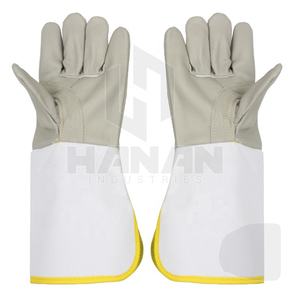 Gants de soudage en cuir de vache de haute qualité pour la protection des mains du soudeur gant de travail anti-brûlure, gants de soudage de sécurité - Product Image 4