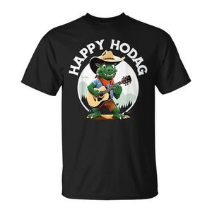 T-shirt Happy Hodag, Festival de musique country, design de guitare, thème Wisconsin Cryptid, pour adultes, unisexe - Product Image 1