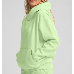 Sudaderas con capucha de hombro caído para mujer, sudaderas con capucha lisas de gran tamaño, manga larga, moda personalizada, sudaderas con capucha informales de hombro caído para mujer - Product Image 5