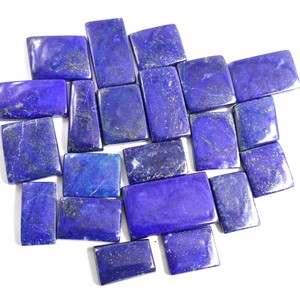 Lote de cabujón de piedras preciosas de lapislázuli, lote Natural semiprecioso a precios bajos, lote de lapislázuli para hacer joyas, cabujón hecho a mano - Product Image 5