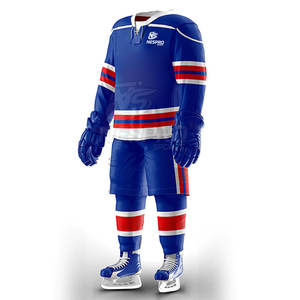 Meilleure vente au prix d'usine uniforme de hockey sur glace en vrac doux au toucher uniforme de hockey sur glace pour unisexe - Product Image 4